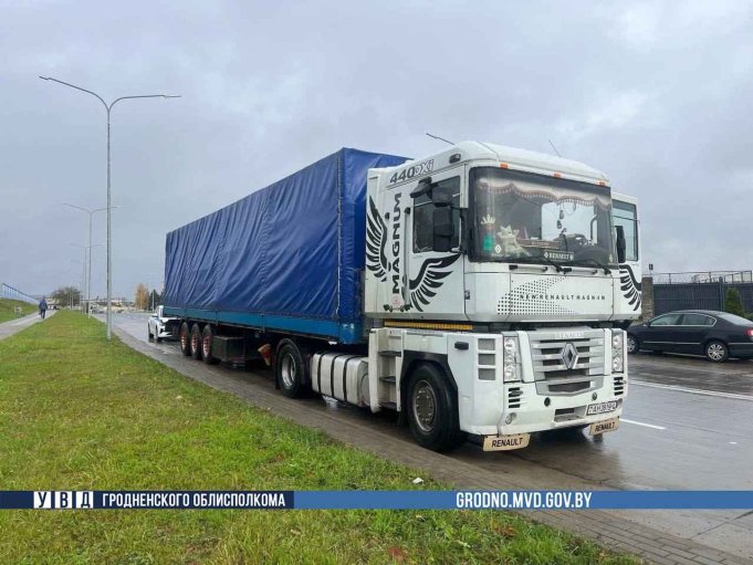 В Гродно задержали грузовик с металлоломом без сопроводительных документов