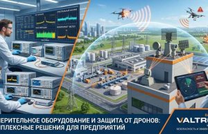Измерительное оборудование и защита от дронов: как «Валтрон» помогает предприятиям работать безопасно и эффективно Измерительное оборудование и защита от дронов: как «Валтрон» помогает предприятиям работать безопасно и эффективно